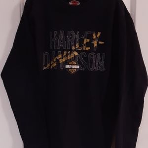 Harley Davidson, Size 6-8, Wild West, Lubbock, TX, LS Tee, Cotton, Holoubek